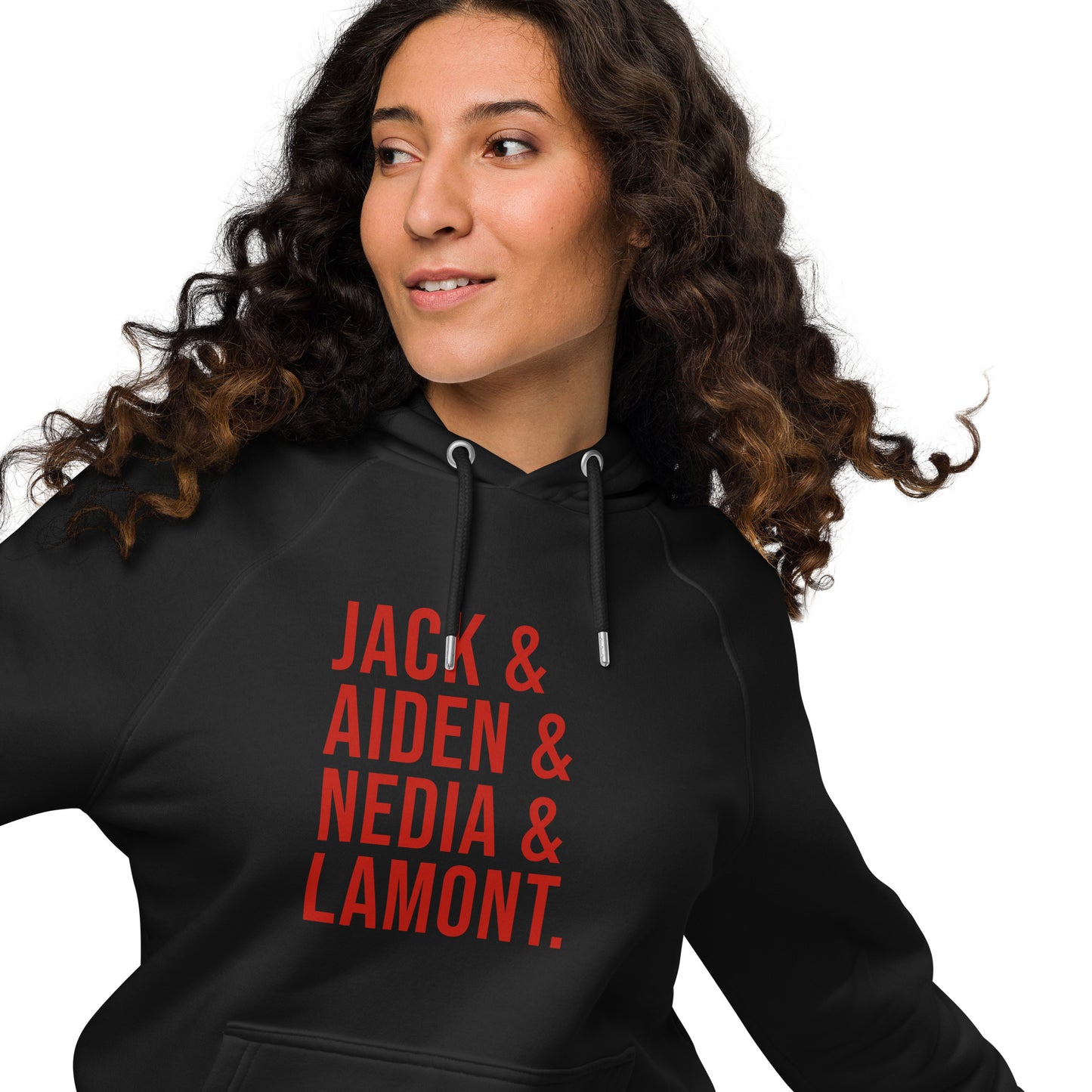Jack Townson & Co. Unisex eco raglan hoodie
