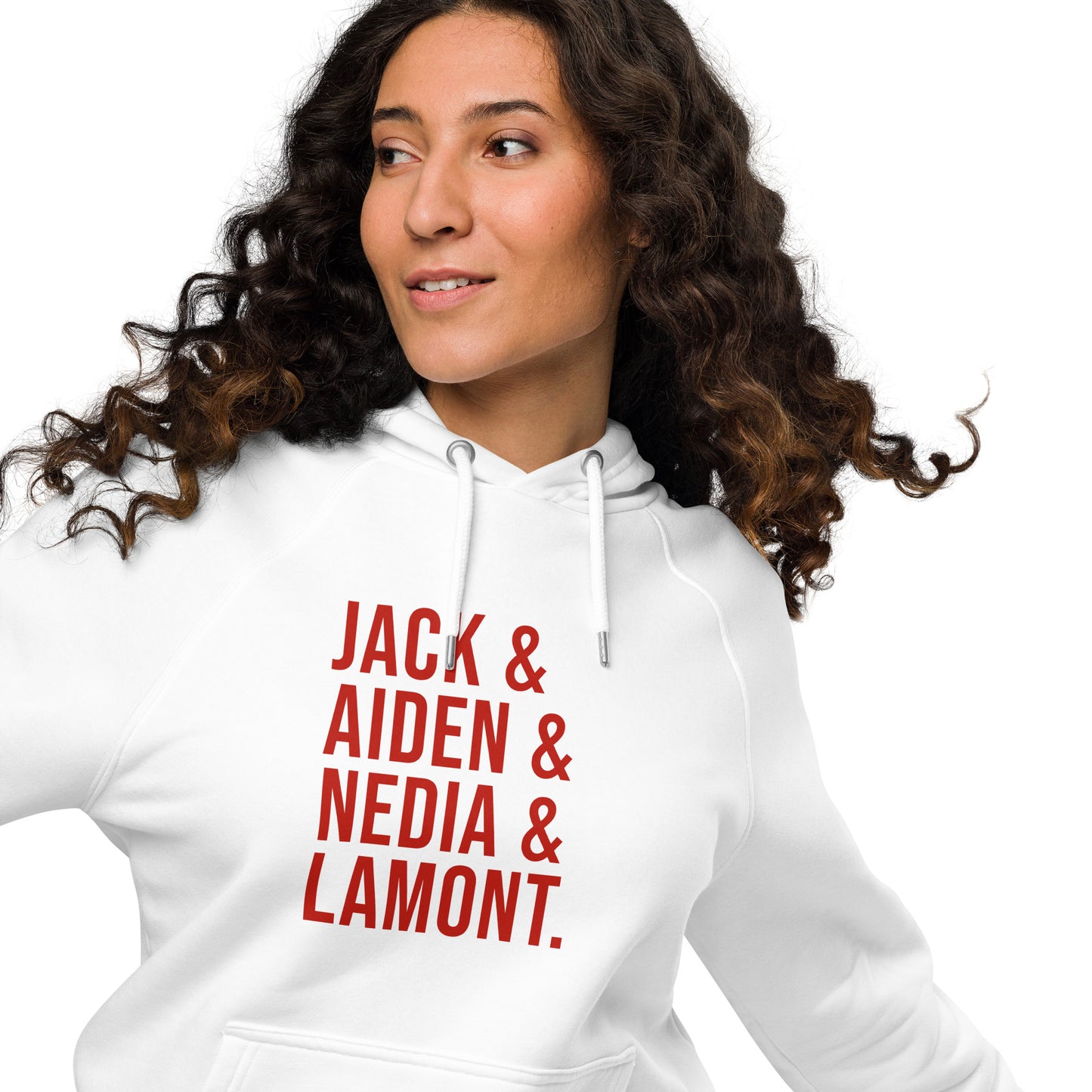 Jack Townson & Co. Unisex eco raglan hoodie