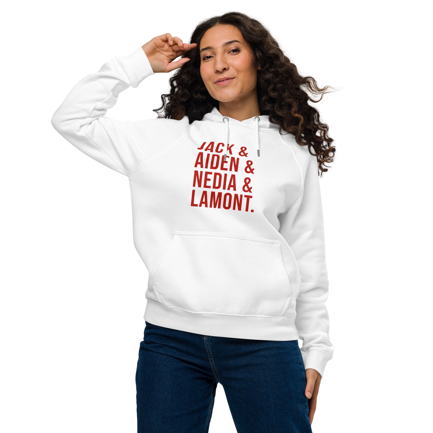 Jack Townson & Co. Unisex eco raglan hoodie